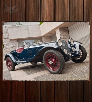 Металлическая табличка Alfa Romeo 6C 1750 GS 004